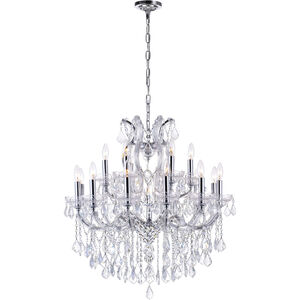 Maria Theresa 19 Light 30 inch Chrome Up Chandelier Ceiling Light